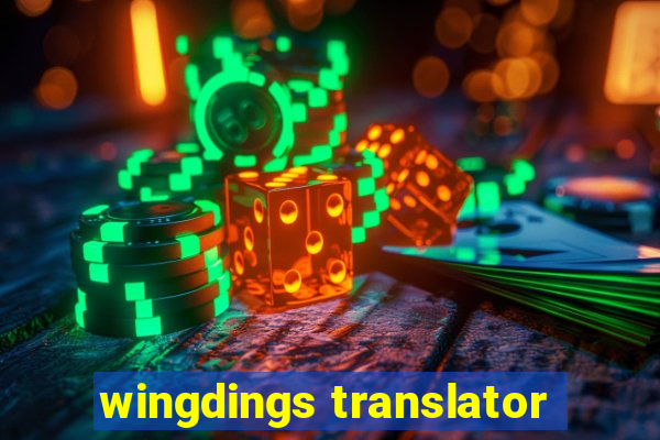 wingdings translator